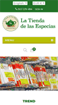 Mobile Screenshot of latiendadelasespecias.com